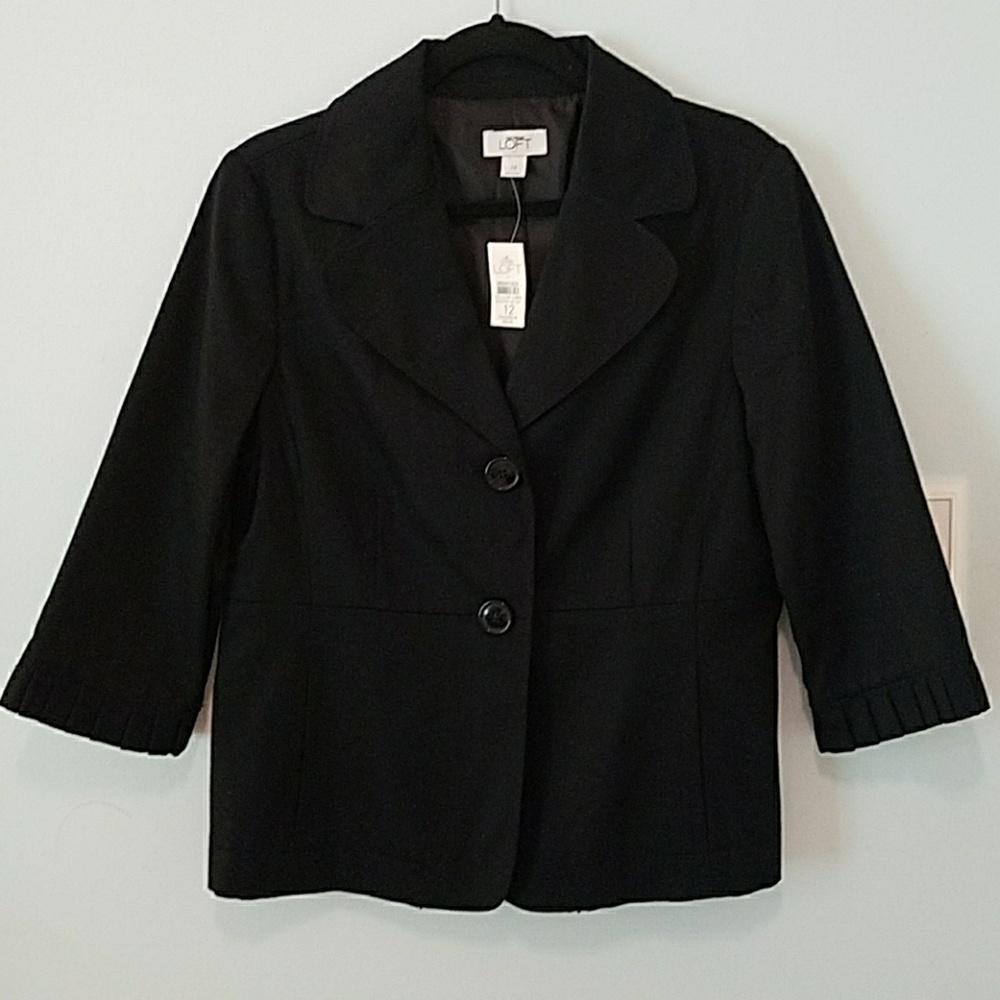 Ann Taylor Loft Black Blazer